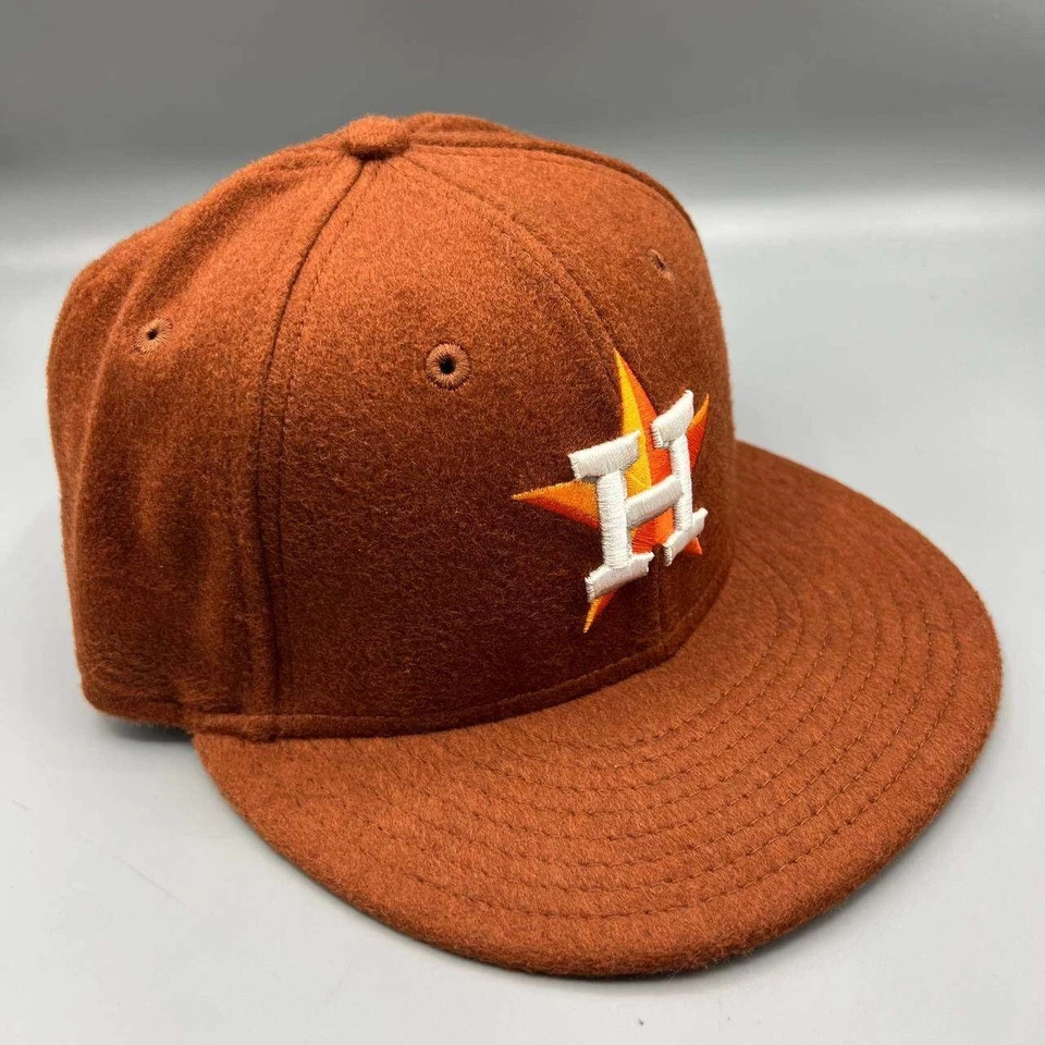 Gorra ajustada de los Astros de Houston para hombre 7 3/8 marrón gris 59Fifty New Era MLB Foto 4 de 4