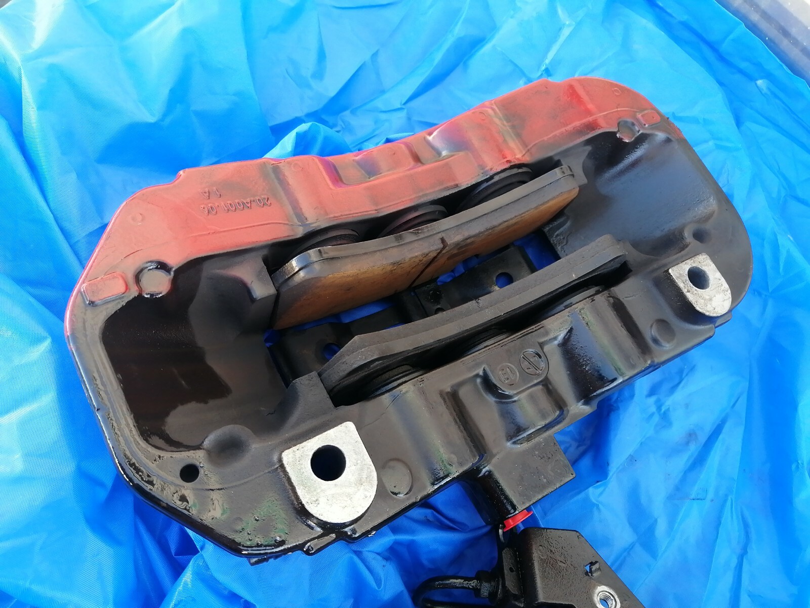 14-17 MASERATI GHIBLI BREMBO  FRONT REAR RIGHT LEFT SET BRAKE CALIPERS 6 Piston 
