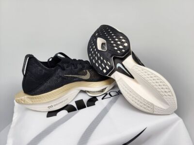 Nike Women's Air Zoom Alphafly Next% 2 Black White Gold Sail