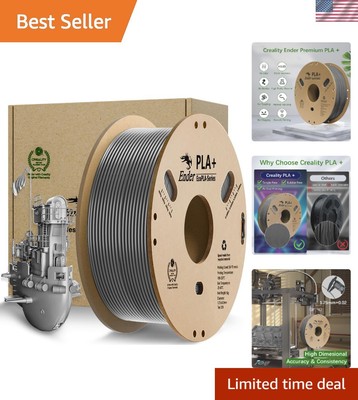 CREALITY Ender PLA + 1.75mm Filament, Neatly Wound 3D Printer PLA Pro Filamen...