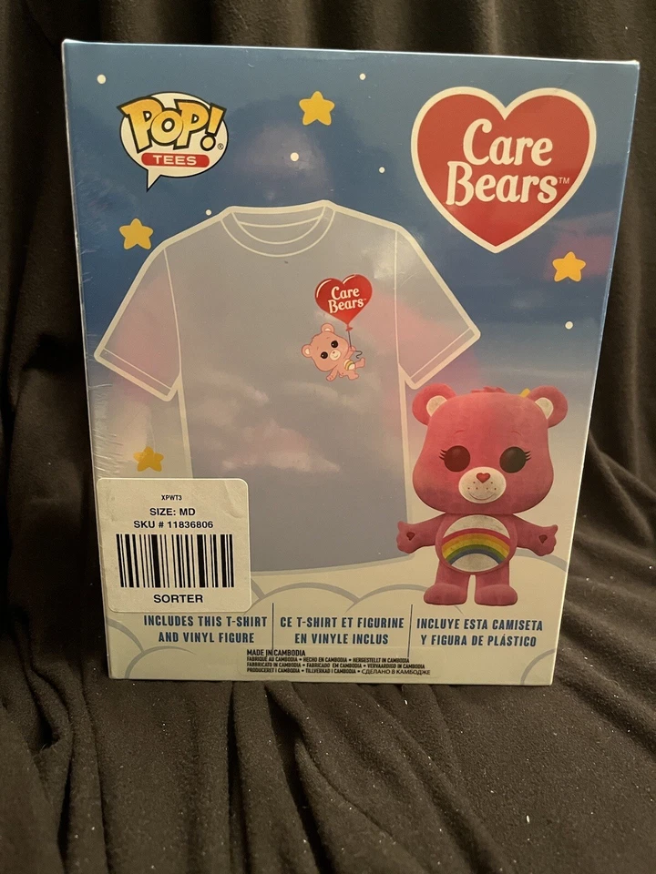 Funko Pop! Animación Cheer Bear Flocado Caja Almuerzo Exclusivo + Camiseta Grande Foto 2 de 2
