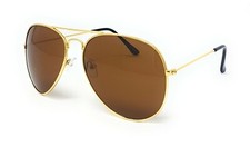 Classic Sunglasses Pilot Metal Mens Ladies Womens Vintage Retro Black Mirrored