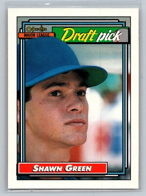 1992 O-Pee-Chee Shawn Green ROOKIE CARD #276 - Toronto Blue Jays