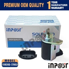 Stop Solenoid Valve 119285-77952 For Yanmar Engine 3TNE68 1503ES-3TNA72