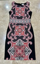 New york and Co. Sheath printed dress size Small, great work dress