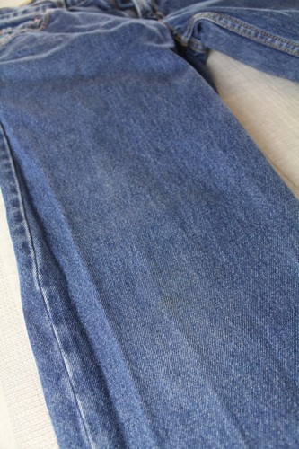 Levi’s 550 Jeans Boys Size 14 REG Relaxed Fit Straight Leg Blue Dark Wash - Picture 13 of 14