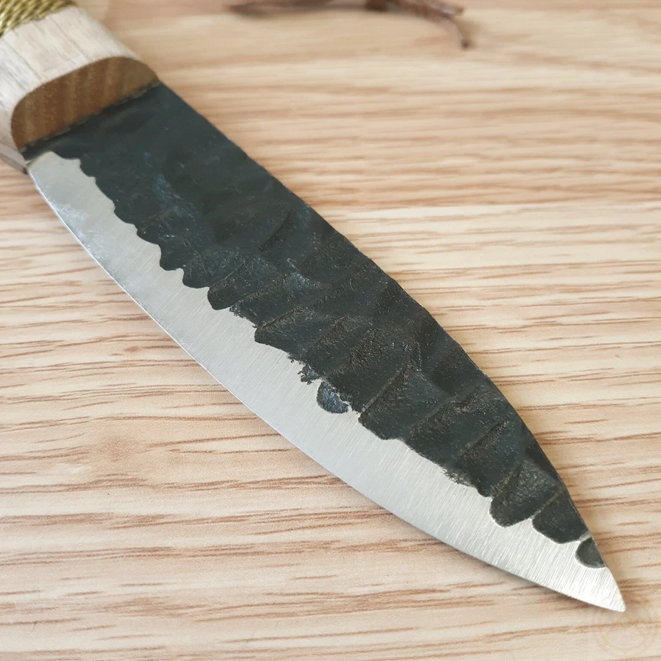 Фиксированный нож Condor Cavelore 4,25 дюйма 1095HC со стальным лезвием рукоять American Hickory - Изображение 3 из 4