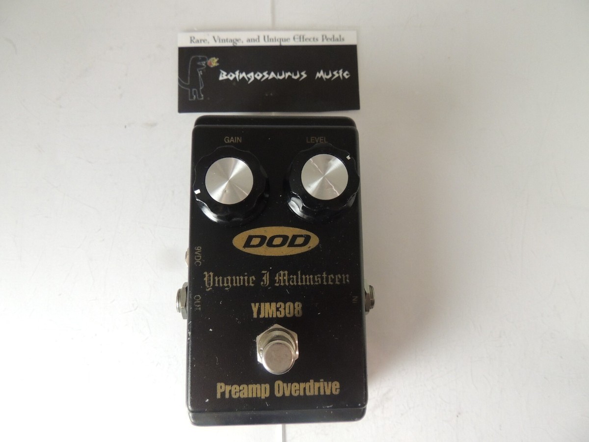 DOD YJM308 Preamp Overdrive 箱付き DOD YJM308 Yngwie Malmsteen Signature Overdrive Effects Pedal Free