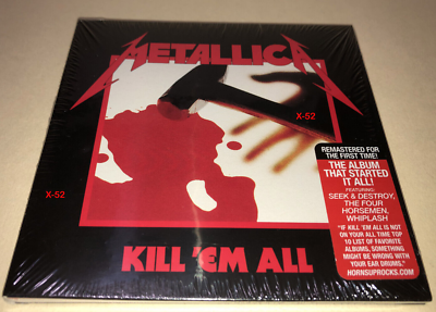 Metallica CD Kill Em All debut album hits seek destroy four