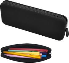 Silicone Pencil Case, Waterproof Silicone Cosmetic Bag, Pencil Bag, Multifunctio