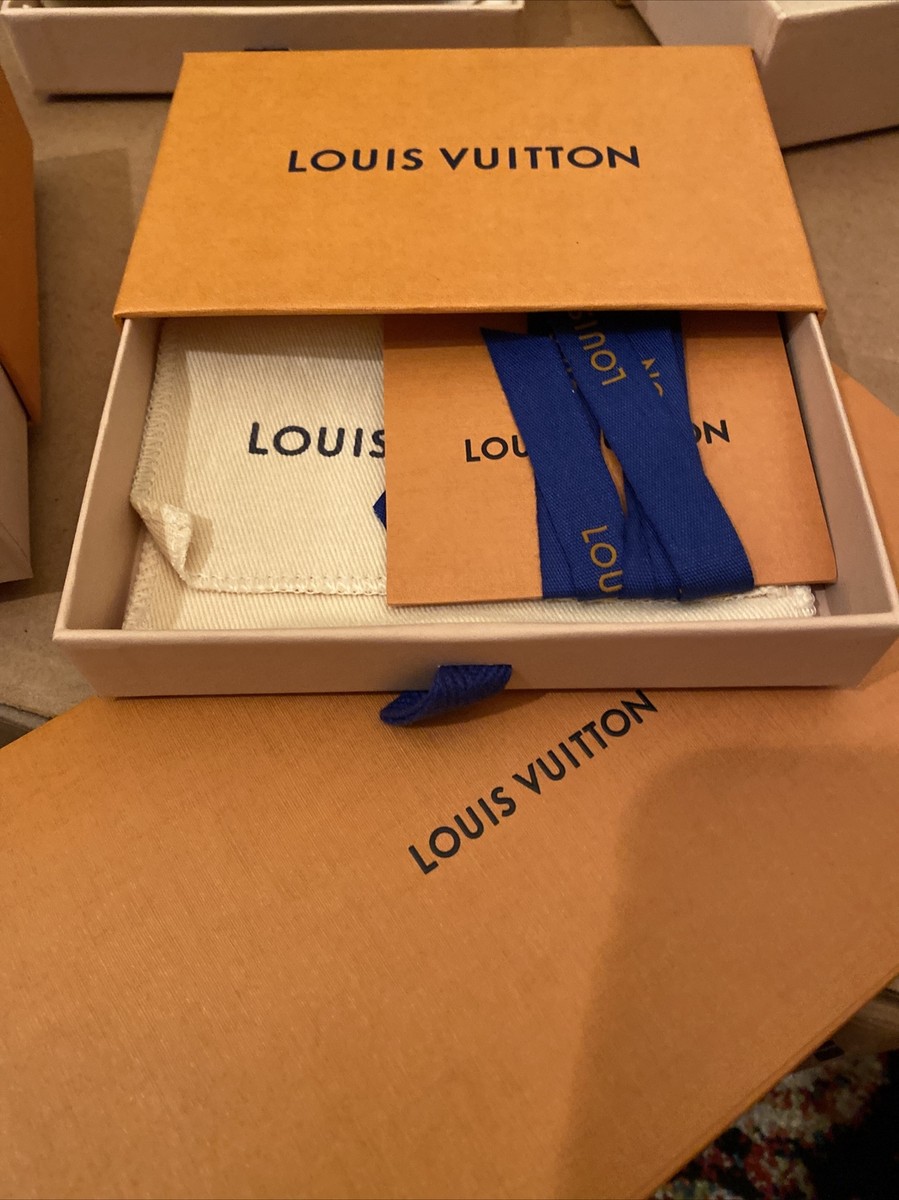 Louis Vuitton 5”x3.25”x.75” Pull Out Gift Box for Wallet Keychain
