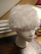 White Eyelash Yarn  Super Soft Warm & Cozy St...