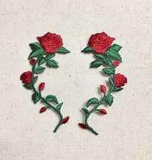 Pares De Apliques Bordados De Flores De Hojas Estilo Dorado | Meses sin Pares De Apliques Bordados De Flores De Hojas Estilo Dorado | Meses sin