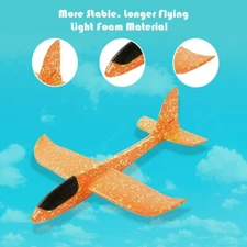 Fits For TVP EPP Foam Hand Throw Airplane Outdoor Launch Glider Plane Kids Toy B
