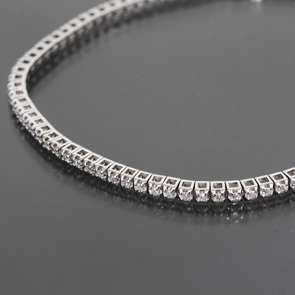 DAMIANI Luce Full Diamond Bracelet 16.5cm K18WG 6.7g Newly Polished 6144A - Image 2 of 4