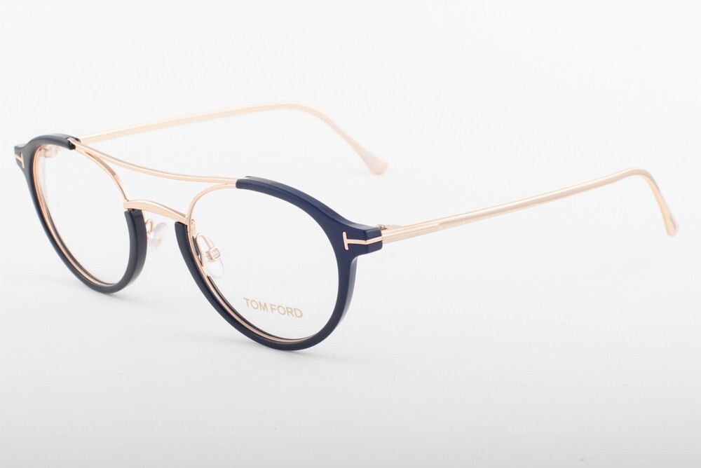 Tom Ford 5515 001 Black Gold Eyeglasses TF5515 001 49mm | eBay