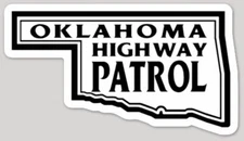 5 Inch Non-Reflective Oklahoma Highway Patrol State Police Logo Sticker Decal