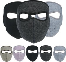 Winter Full Face Mask Ski Thermal Fleece Cold Weather Windproof Face Cover Hood