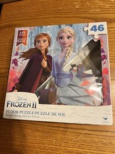 DISNEY FROZEN ELSA  ANNA Floor Puzzle 24x36 3 Ft. Tall NOS