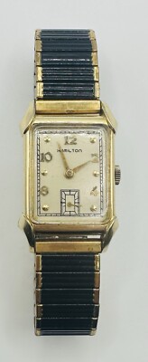 Vintage 1930/40s Hamilton 14KT Gold-Filled Manual Wind Up Watch Runs Works