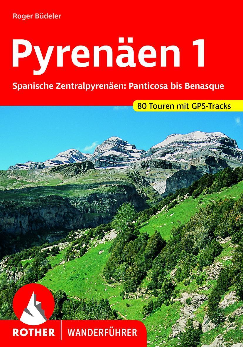 Thumbnail - Pyrenäen 1 Roger Büdeler Taschenbuch Rother Wanderführer 232 S.