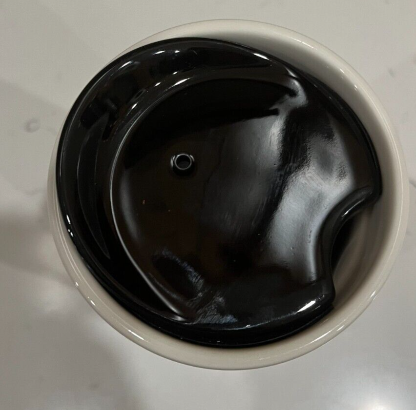 Starbucks Paint Drip Stripes Travel Tumbler Mug Coffee Ceramic 12oz