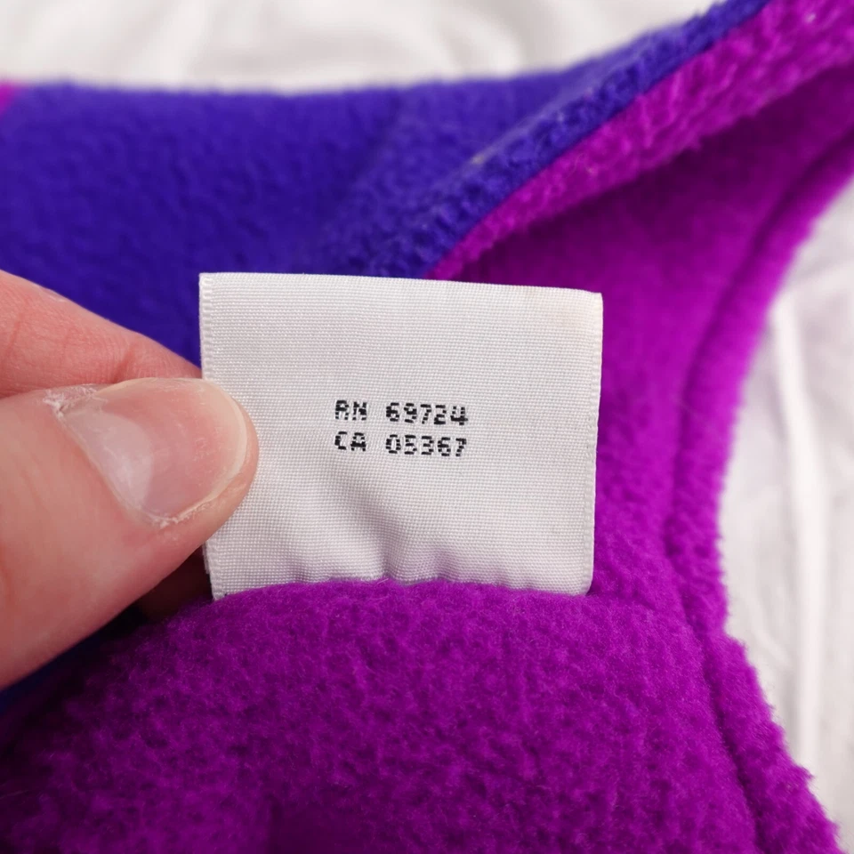 Vintage Columbia Hat Cap Youth Medium Blue Purple Twisted Jester Snowboarding - Image 4 of 4