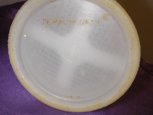 Vintage Jifi Sifter Grinder Tupperware ca. 1970s Hourglass LG 8.5" 297- flower & - Picture 5 of 8