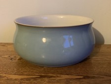 Denby Colonial Blue Large Fruit Bowl/Serving Bowl 20cm