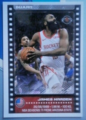 J.HARDEN #269 PANINI NBA 19/20 STICKER & CARD COLLECTION EUROPEAN
