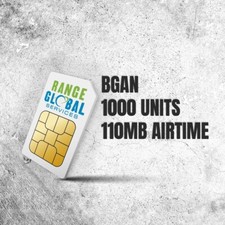 BGAN 1000 Units 110MB Airtime Pre-Paid Data Plan