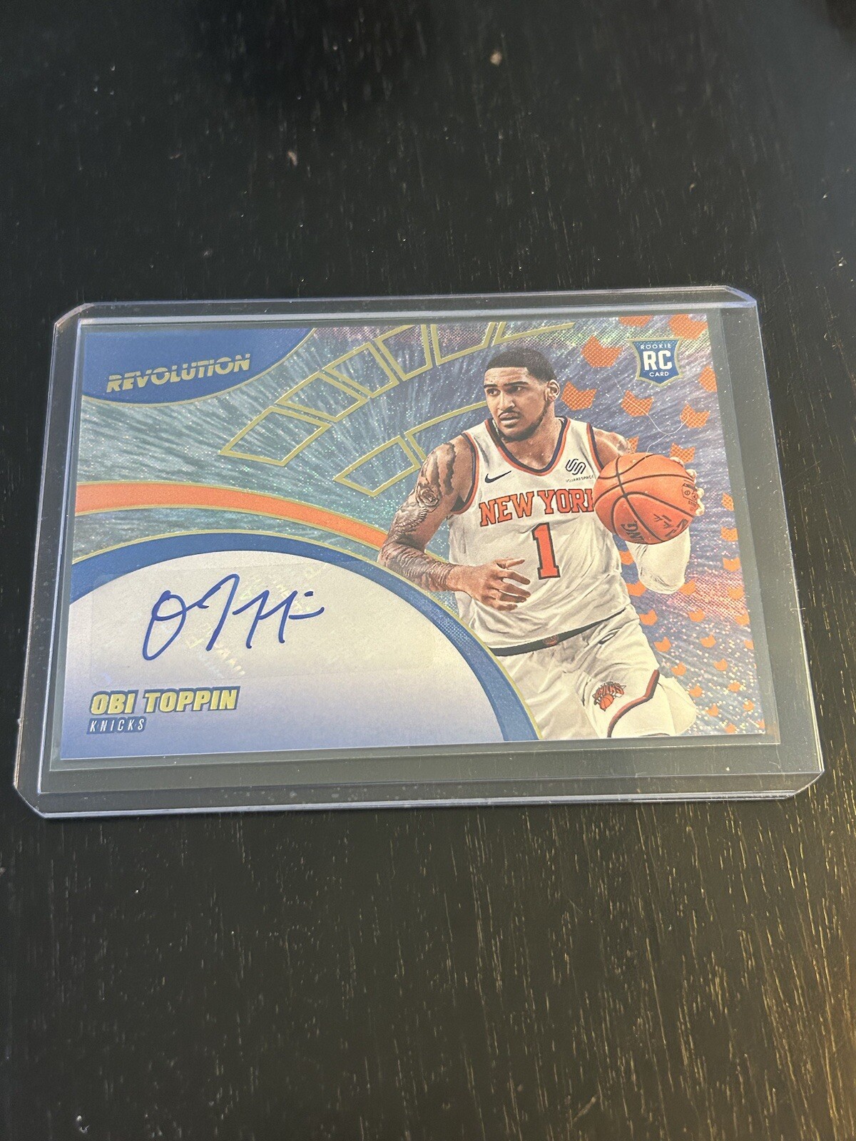 2020-21 Panini Revolution Obi Toppin Rookie Auto RC Rookie #RA-OT Knicks