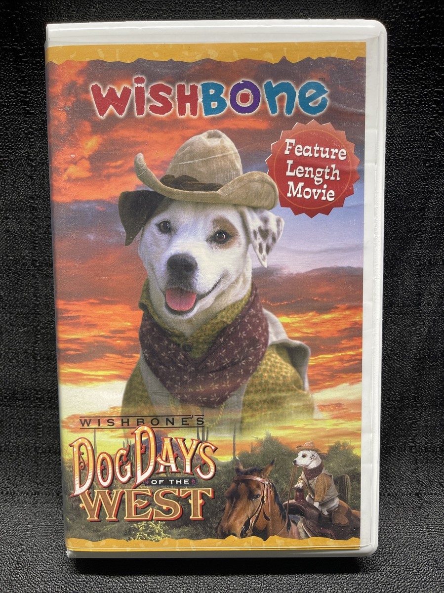 Wishbone - Wishbone's Dog Days of the West VHS 1998 Rare OOP