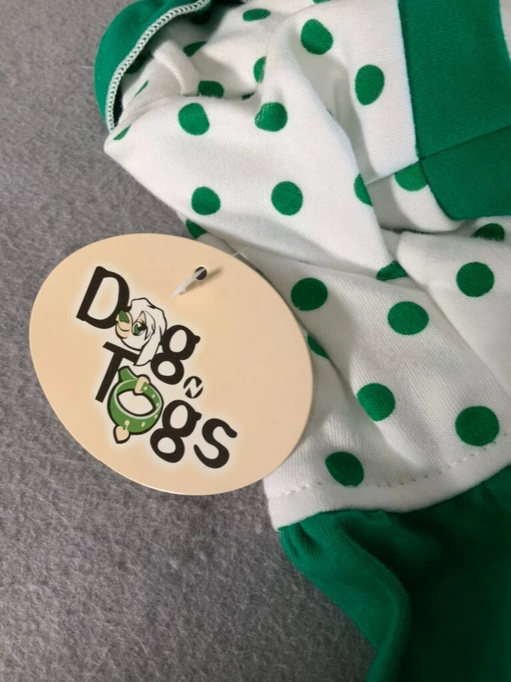 Собака N Togs розовый платье цветы XS игрушка породы воротник в горошек кружева - Изображение 4 из 4