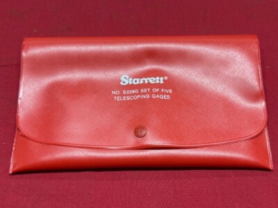 Starrett S229GZZ Plastic Case ONLY for S229GZ Telescoping Gages
