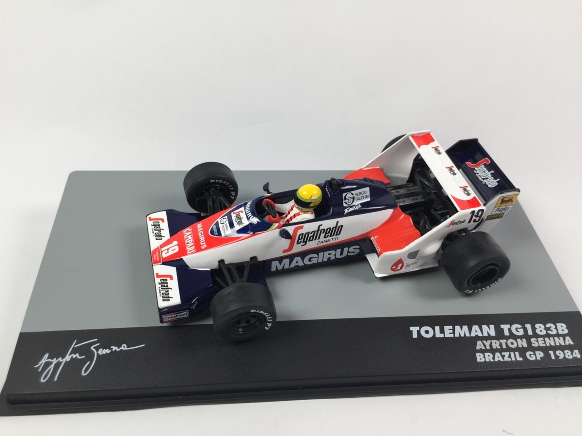 Formula 1 Toleman TG183B Ayrton Senna #19 Brazil GP 1984 1:43