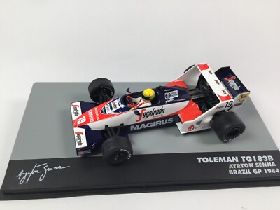 Formula 1 Toleman TG183B Ayrton Senna #19 Brazil GP 1984 1:43