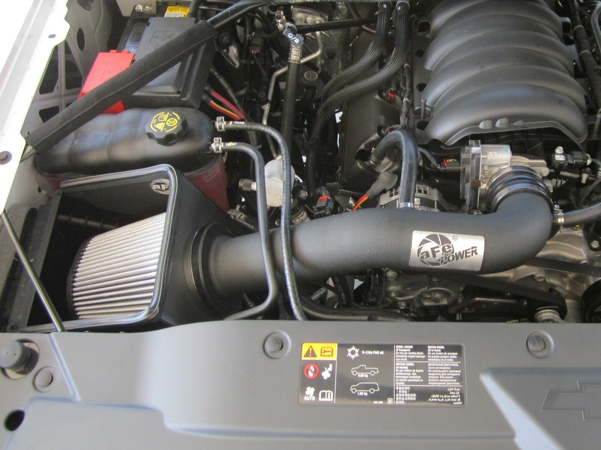 Cold Air Intake Kit For 2014-2020 Chevy/GMC/Cadillac 5.3L/6.2L V8 – Aluminum Pipe With Filter & Heat Shield