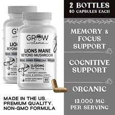 Dr. Emil Nutrition Elite Lion's Mane Mushroom Plus Chaga, Reishi & Maitake 2PACK