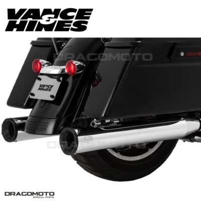 Harley FLTR 1584 ABS Road Glide 2009-2010 Eliminator 400 Auspuff Vance & Hine...
