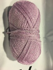 LAVENDER SILVER TASSEL FIBER ARTS CRAFTS KNITTING CROCHET DESIGNER YARN 50G