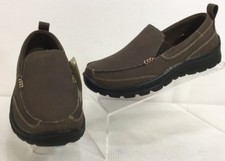 Deer Stags Zesty Brown Boy s Slip On Casual Loafer Child Sz 12.5 M