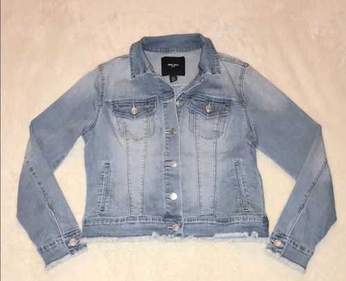 Nine West Women's Blue Denim Trucker 