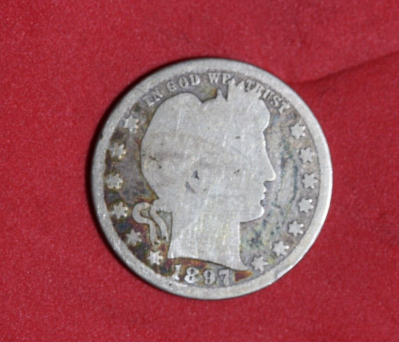 1897- Barber Quarter #P27141