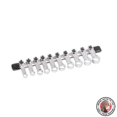 TONE HFWA310 Offset Wrench Adapter Set 10pc 10-19mm 3/8 Drive Rail Tool Japan