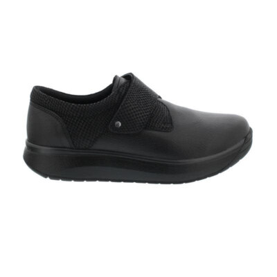 Joya Relax II Black, Full Grain Leather (Glattleder), Klettverschluss, Senso-Soh