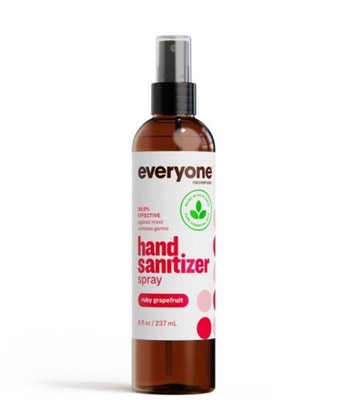 2 Pack 8 Oz Ruby Grapefruit Hand Sanitizer Spray Exp Date of 4/2027