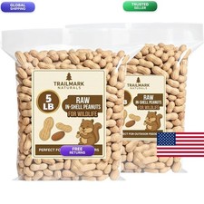 Trailmark Naturals 2 Pack 5 Lb Raw In Shell Peanuts for Squirrels Birds