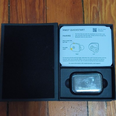 Master & Dynamic MW07 Wireless In-Ear Earbuds Brown Black with Charging Case