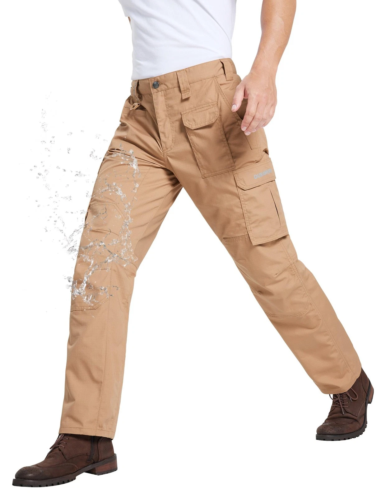 DURAWERK Men's Cargo Pant Work Pant Tactical Pants Water Resistant 36W x 32L USA